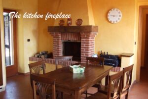 kitchen fireplace
